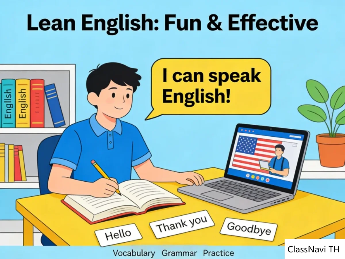 วิธีเรียนภาษาอังกฤษให้เก่งขึ้น: 10 เทคนิคง่าย ๆ ที่ใช้ได้จริง