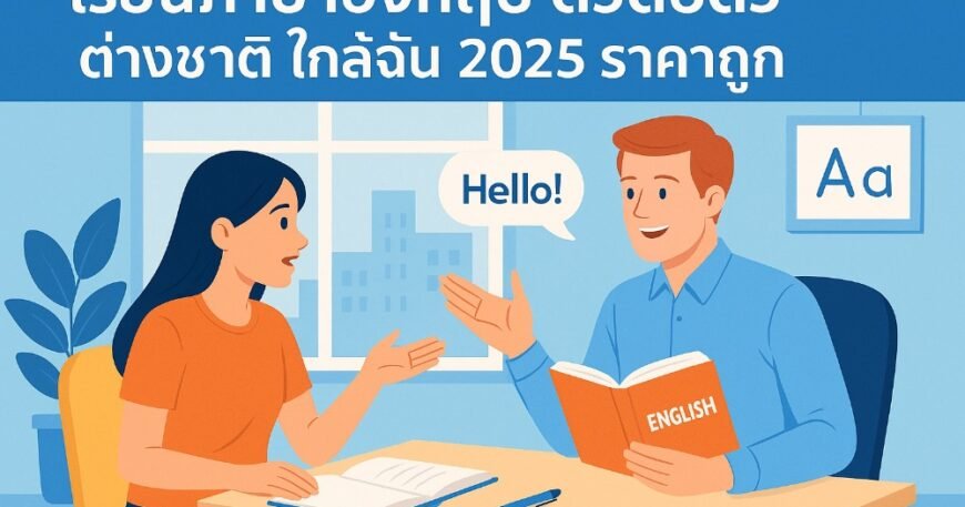 เรียนภาษาอังกฤษ ตัวต่อตัว ต่างชาติ ใกล้ฉัน 2025 ราคาถูก