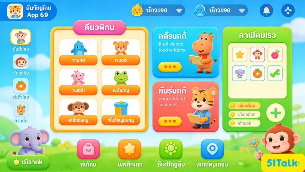 App ฝึกภาษาอังกฤษสำหรับเด็ก ฟรี เลือก 51Talk Thailand ให้การฝึกภาษาเป็นเรื่องง่ายและสนุก