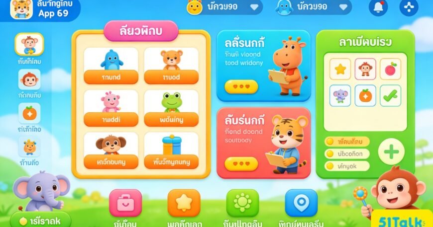 App ฝึกภาษาอังกฤษสำหรับเด็ก ฟรี เลือก 51Talk Thailand ให้การฝึกภาษาเป็นเรื่องง่ายและสนุก